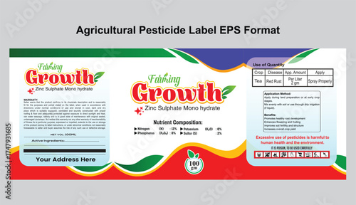Modern Agricultural Pesticide Product Label Layout