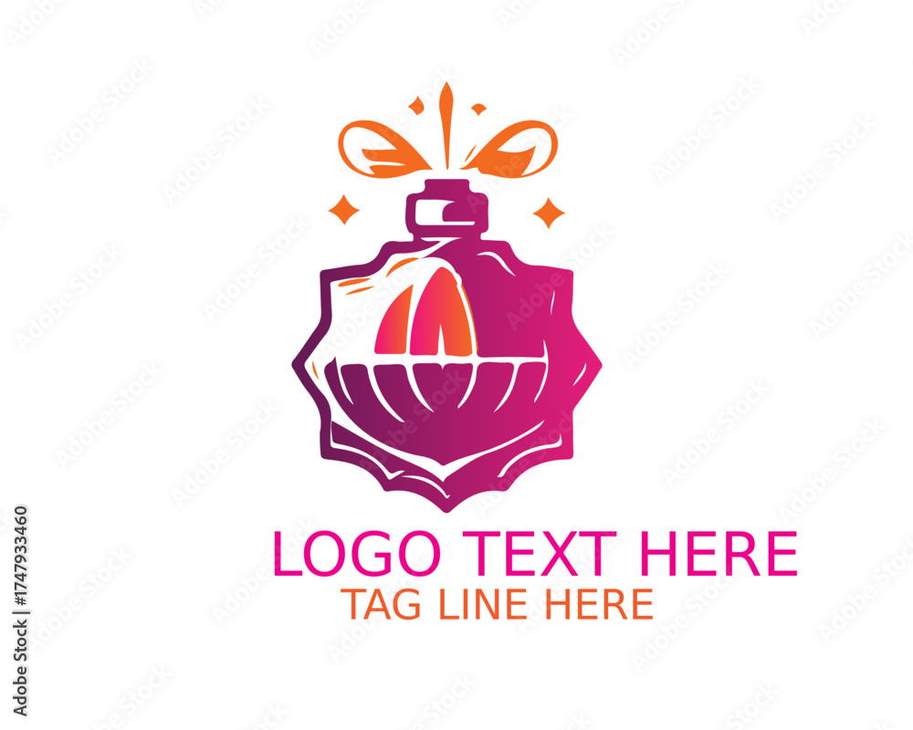 Fototapeta premium Perfume Logo Design