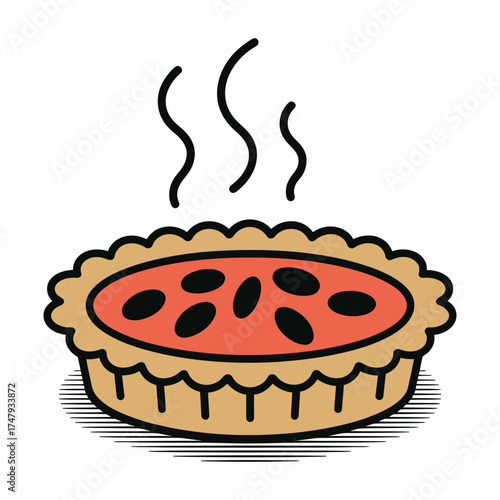 Delicious homemade pie with a flaky crust and a sweet filling, perfect for dessert