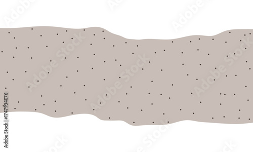 Sedimentary layer. Brown sand strata