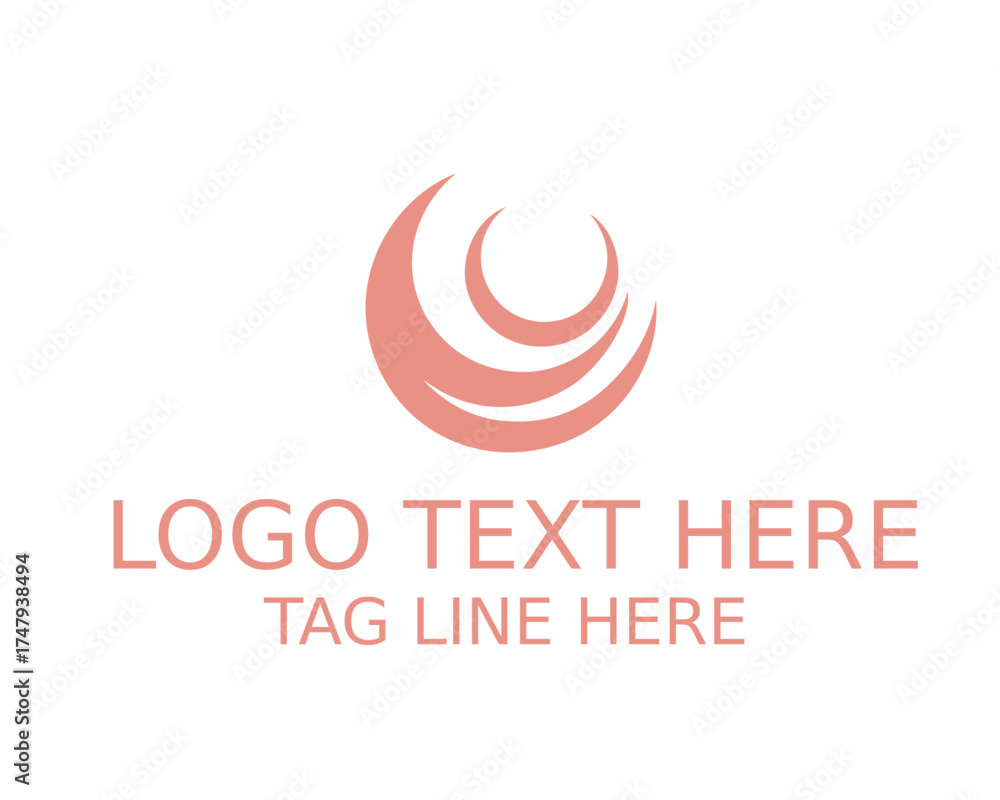 Obraz premium The Moon Logo