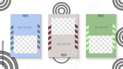 modern abstract cover design with copy space