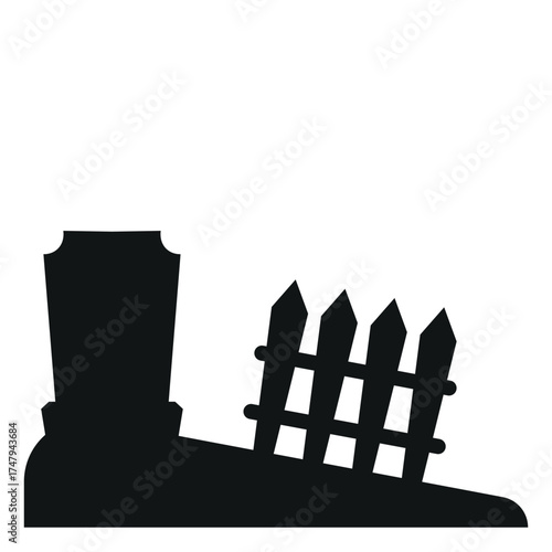 Halloween Gravestone Corner