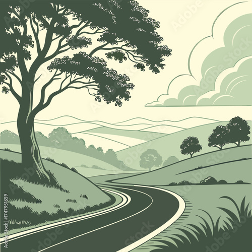 road in the mountains