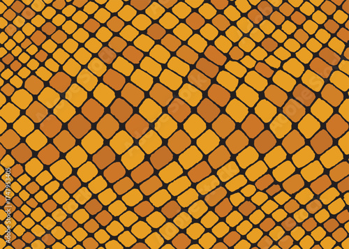 Abstract snake skin pattern design, vector illustration background. wildlife fur skin design illustration.
