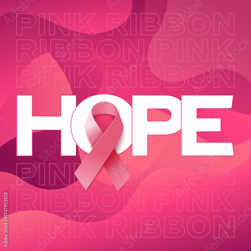 Bast Cancer Awareness Pink Ribbon
