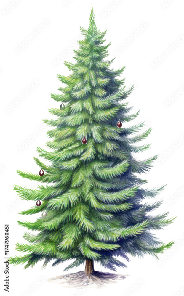 Fototapeta premium PNG Christmas plant tree pine.