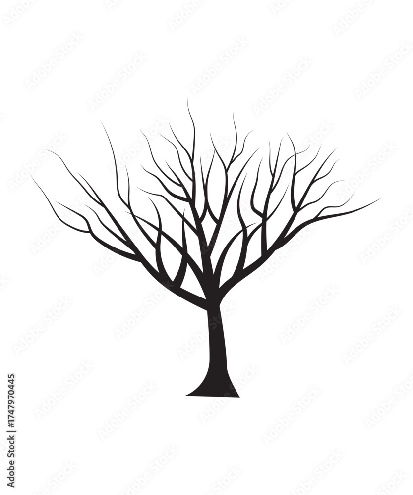 Obraz premium dry tree icon, vector best flat icon.