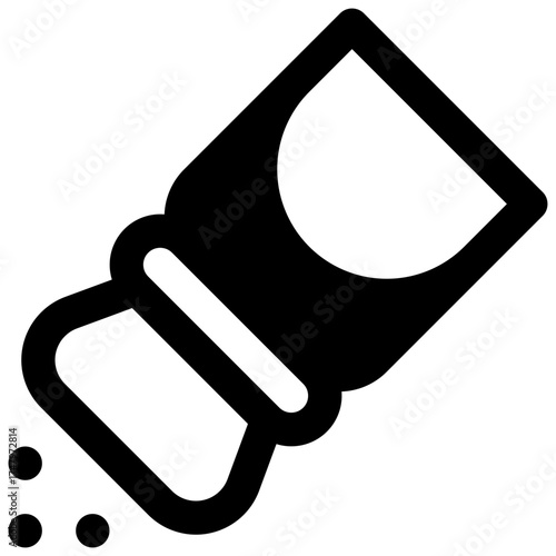 Season. Outlined stroke vector icon with black-filled details.