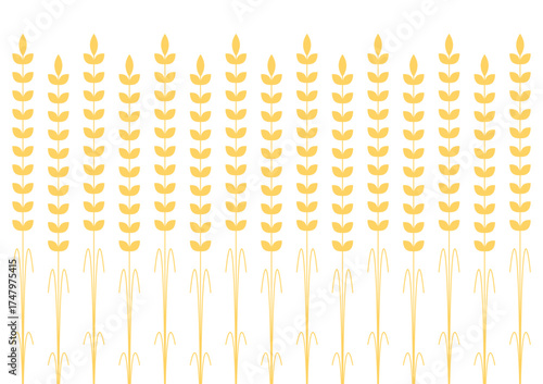Wheat pattern wallpaper. oat symbol. free space for text. rice sign. Rice pattern wallpaper.