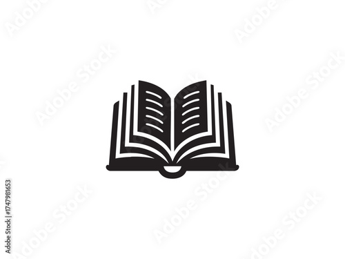Open Pages Book Vector – Education and Learning Concept