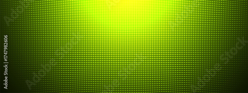 LED green screen wall with pixel panel effects and RGB light textures. Digital grid patterns or neon gradient glows for stage backgrounds. Seamless video projections or abstract disco designs for part