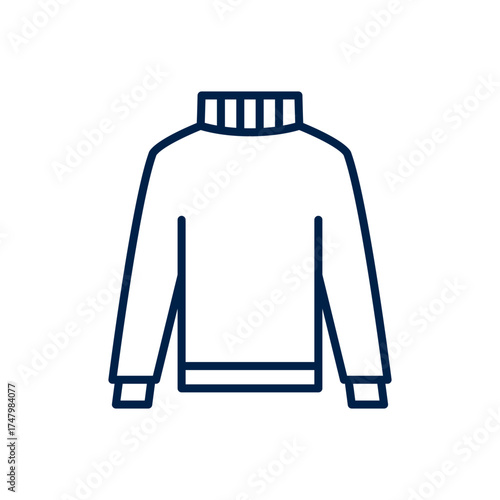 Turtleneck vector illustration icon