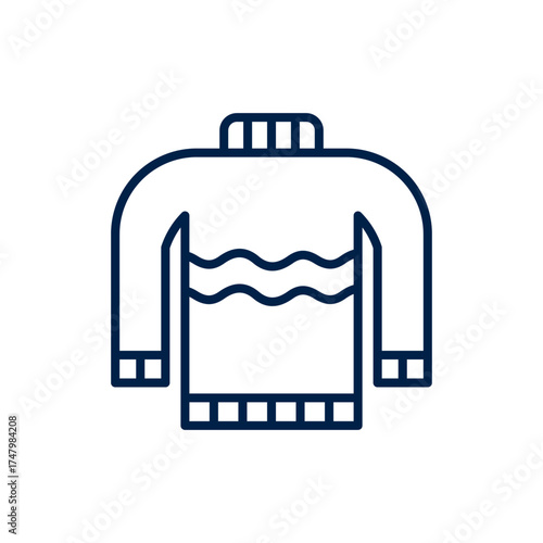 Turtleneck vector illustration icon