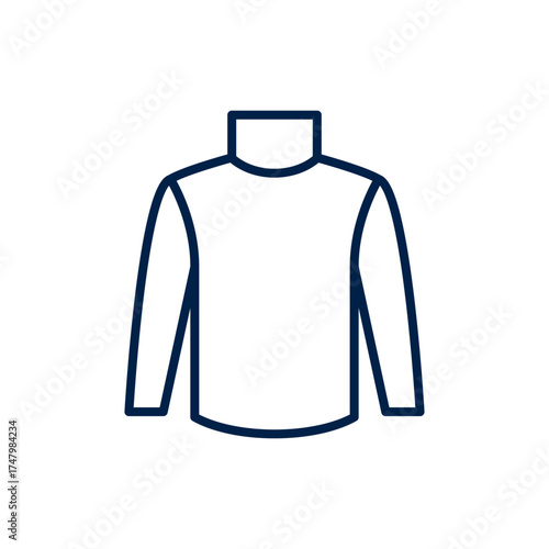 Turtleneck vector illustration icon