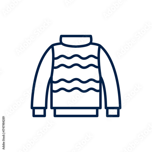 Turtleneck vector illustration icon