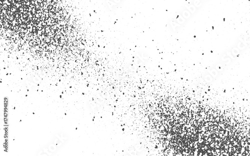 Dust distress grainy grungy effect, distressed backdrop Vector Illustration, grain noise particles.Subtle halftone grunge urban texture vector. Grunge background of black and white. 
