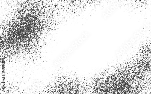 Dust distress grainy grungy effect, distressed backdrop Vector Illustration, grain noise particles.Subtle halftone grunge urban texture vector. Grunge background of black and white. 
