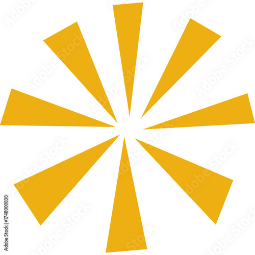 Radiant Geometric Starburst...