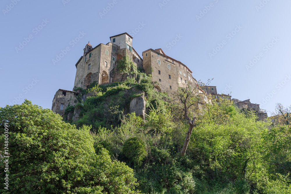 Fototapeta premium Ceriana ancient village, Liguria, Italy