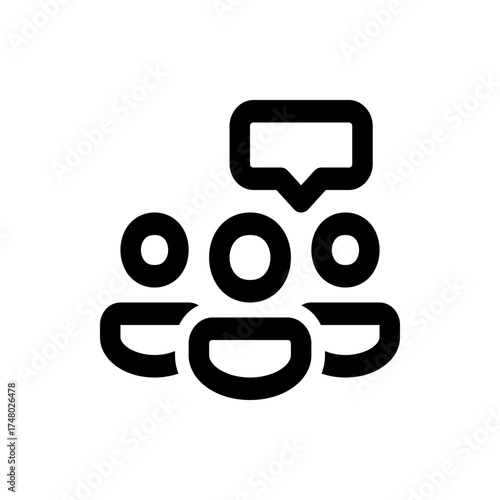 Illustration of a dwa ben symbol with a central vertical line and curved elements on the top and bottom