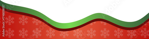 Christmas Wavy Footer 