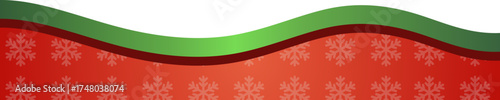 Christmas Wavy Footer 