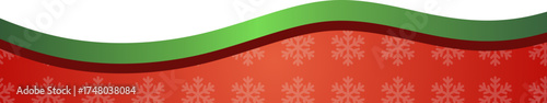 Christmas Wavy Footer 
