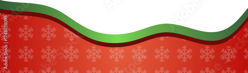Christmas Wavy Footer 