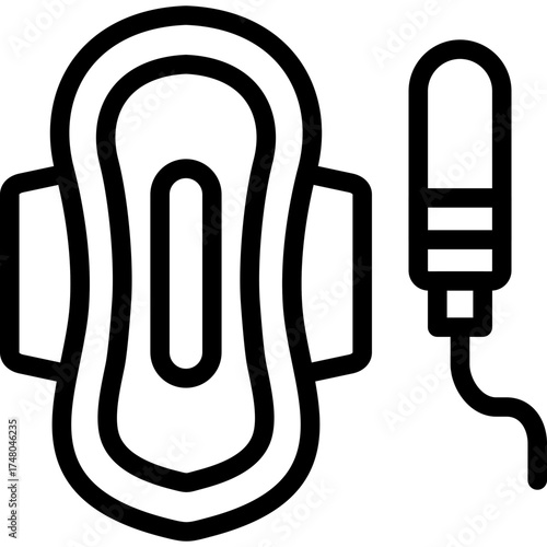 Sanitary Products Icon Vector Element