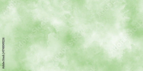Soft green watercolor texture background, Vector watercolor texture in salad color. Ink paint brush stain. Light green watercolor background for textures background, green watercolor background. 