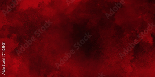 Abstract red grunge natural smooth cement concrete, red velvet grunge texture fantasy smooth watercolor painted art design, poster, cover, banner, flyer and cards. Valentines day.