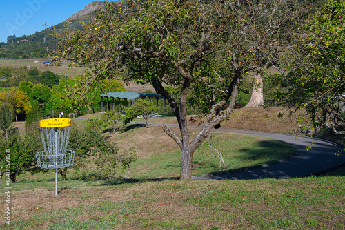 disc golf parque Purificación Tomas, Oviedo, Asturias, España