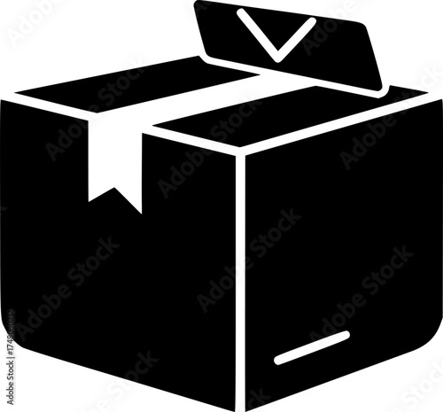 Black icon for Package
