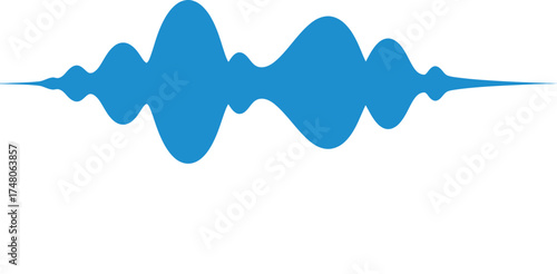 Blue Sound Waveform