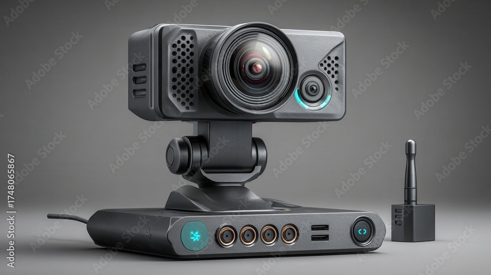 Fototapeta premium 3d render of a robot