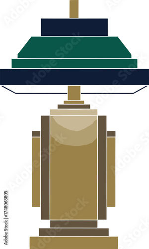 Modern Geometric Lamp Design