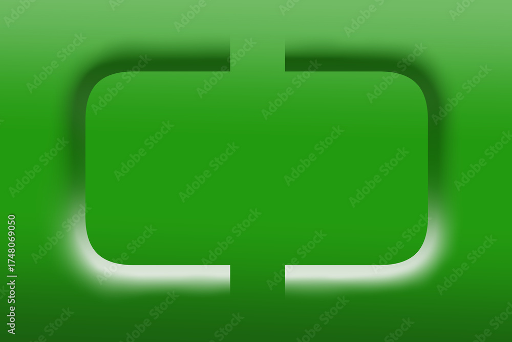 Obraz premium Green glowing gradient background header to present information etc, Green gradient header, background wallpaper for presenations 