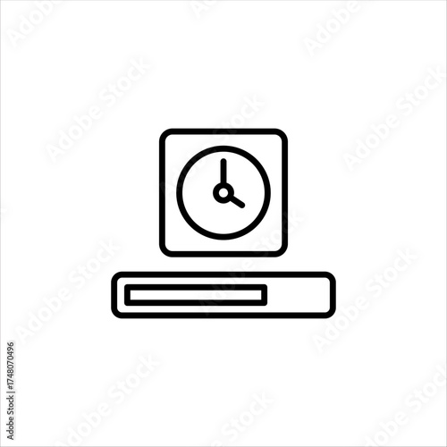 Laptop System Timer Scheduled Task Icon