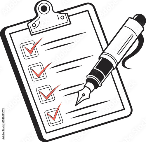 clipboard with checklist