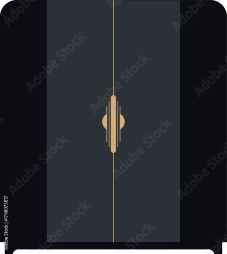 Minimalist Art Deco Wardrobe Design
