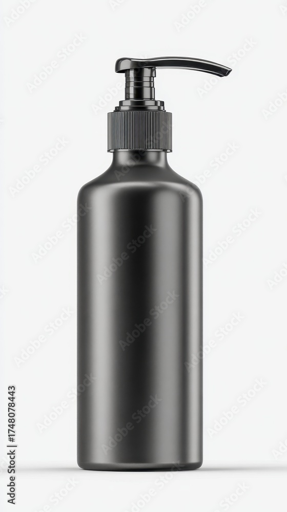 Fototapeta premium black plastic bottle