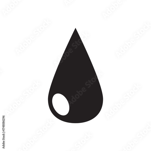 Solid Glyph Water Drop Liquid Aqua Save Resource Icon