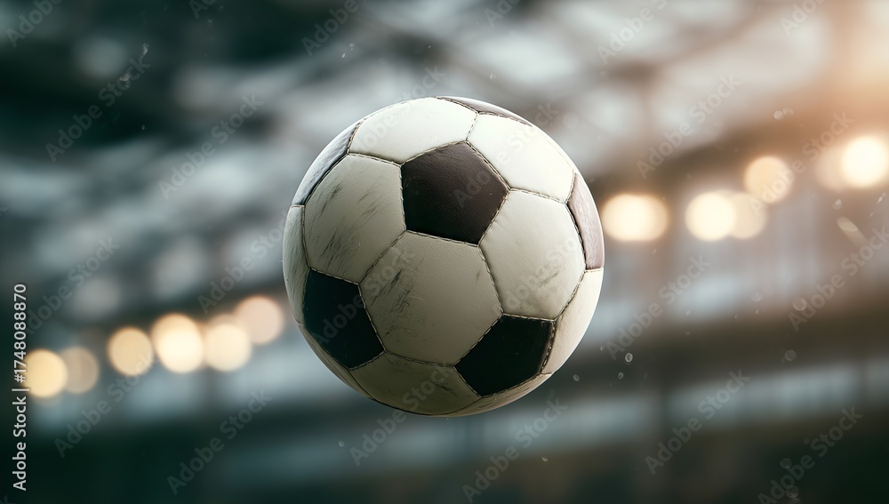 Fototapeta premium Soccer Ball in Motion