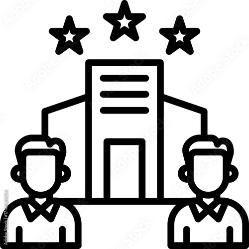Corporate Values line icon