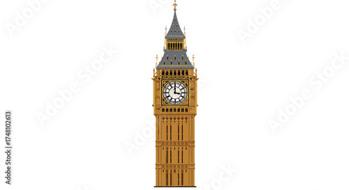 Iconic Big Ben Clock Tower, London, Landmark Architecture, Symbol of the United Kingdom