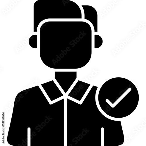 Product Endorser Icon Vector Element