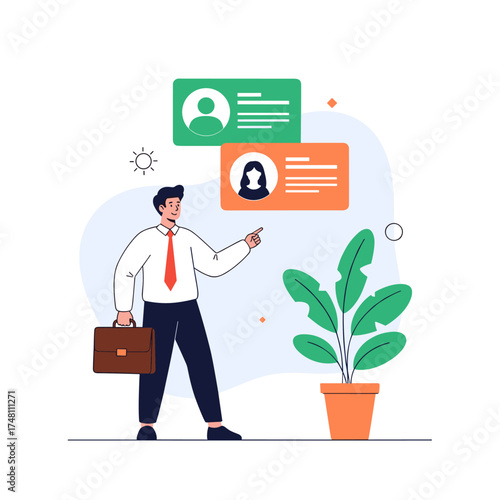 Selecting the best candidate for the job opportunity and career advancement.