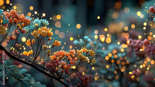 Colorful blur neon bubble pattern high resolution picture