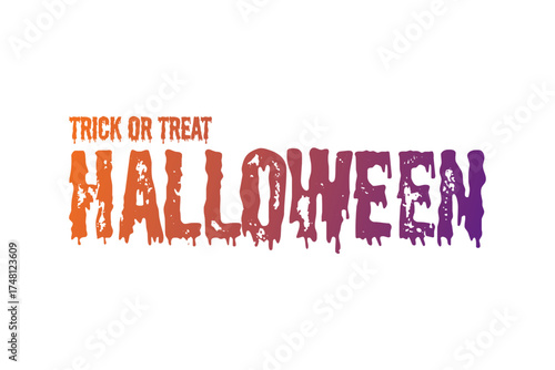 Halloween - ハロウィンHalloweenの文字の、よく目立つロゴマーク

